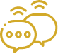 ícone de plataforma digital para mensagens e conversas