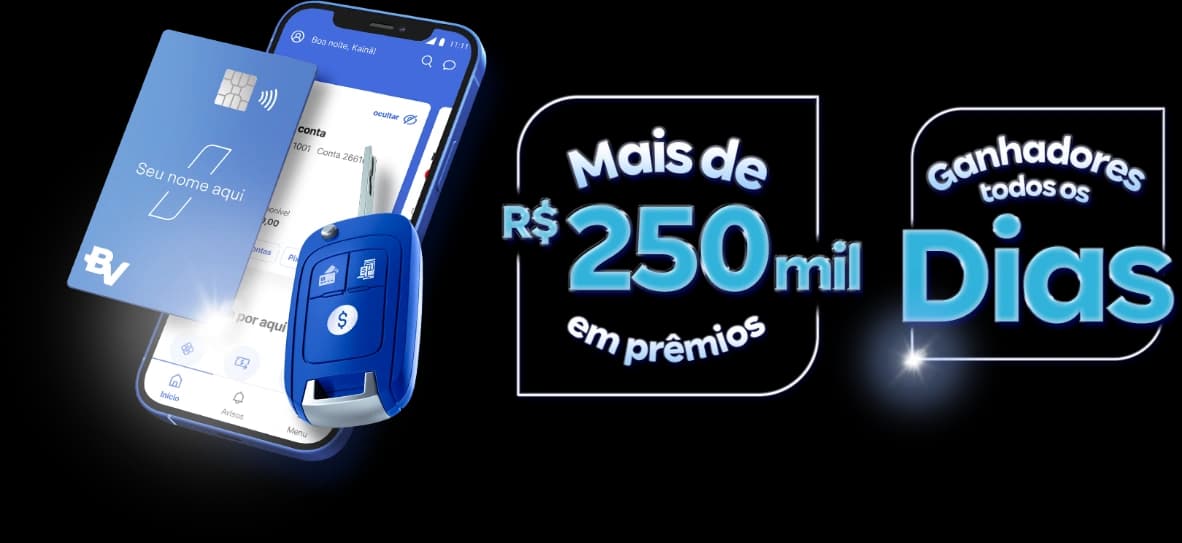 Premiação da Promoção Com o BV eu Sou Feliz. Um carro quitado todos os dias